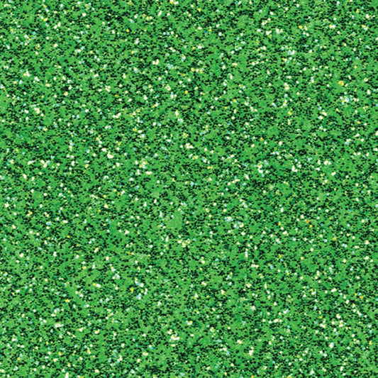 American Crafts - Glitter Silk Cardstock - Green Sheen: 12x12