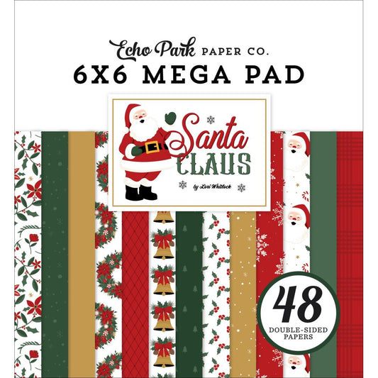 Echo Park - Santa Claus - 6x6 Cardmakers Mega Paper Pad