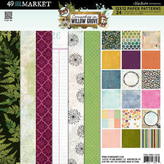 49 and Market - Curiosities In Willow Grove - 12x12 Paper Patterns Pad