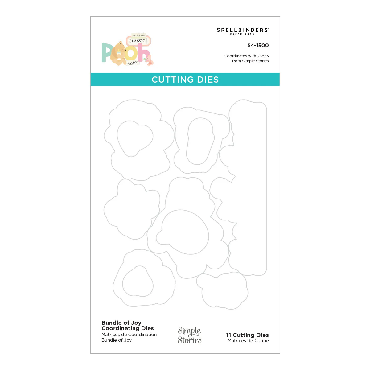 Spellbinders - Bundle of Joy Stamp & Die Bundle with Simple Stories