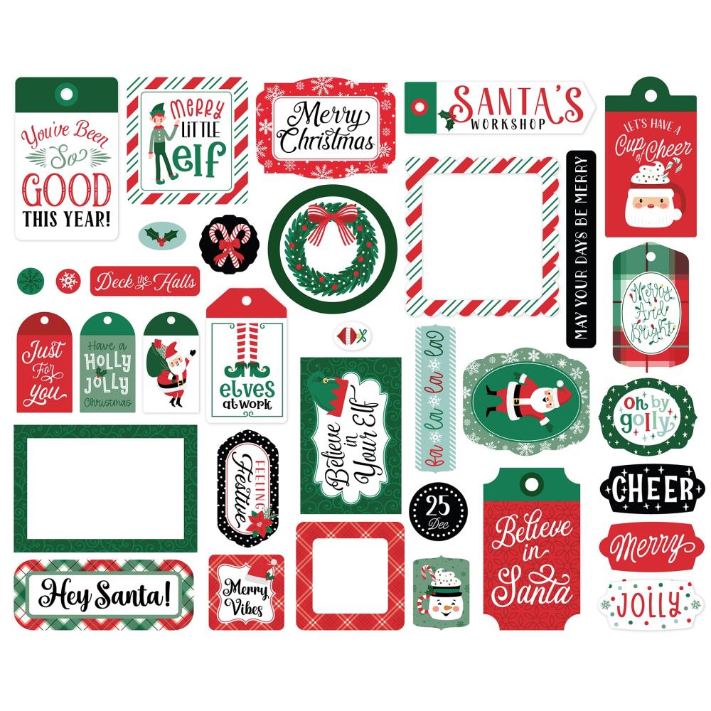 Echo Park - Christmas Express - Frames & Tags Ephemera