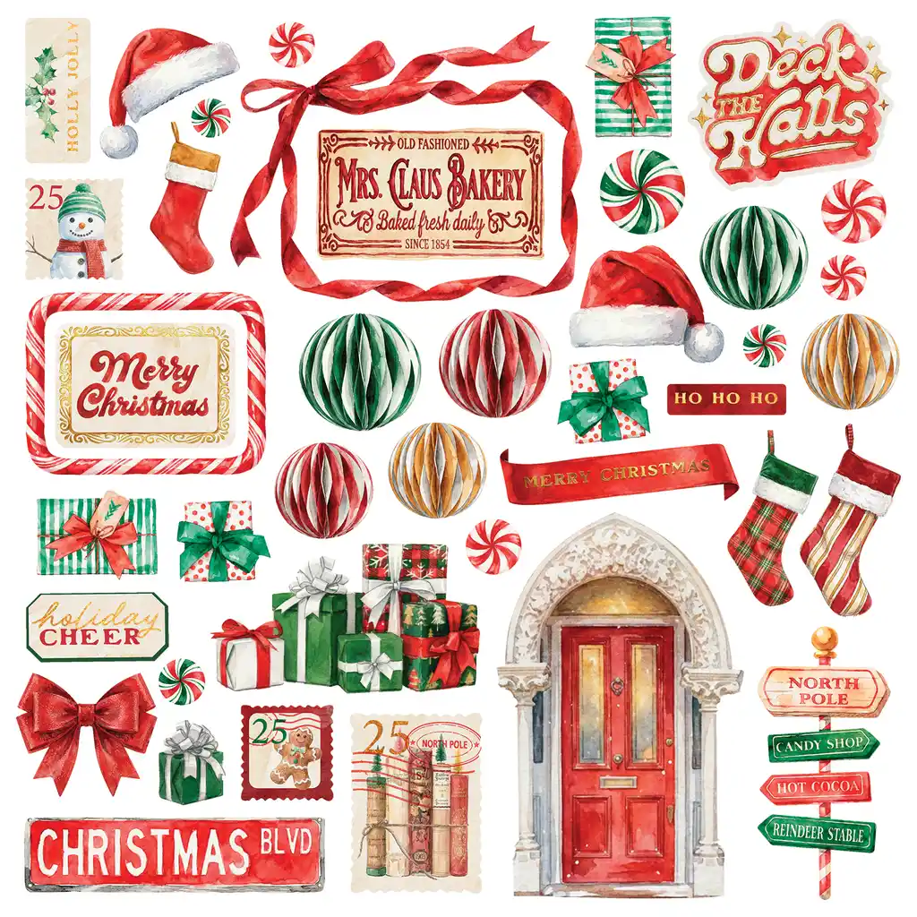49 and Market - All in One Kit - Santa's Winter Village