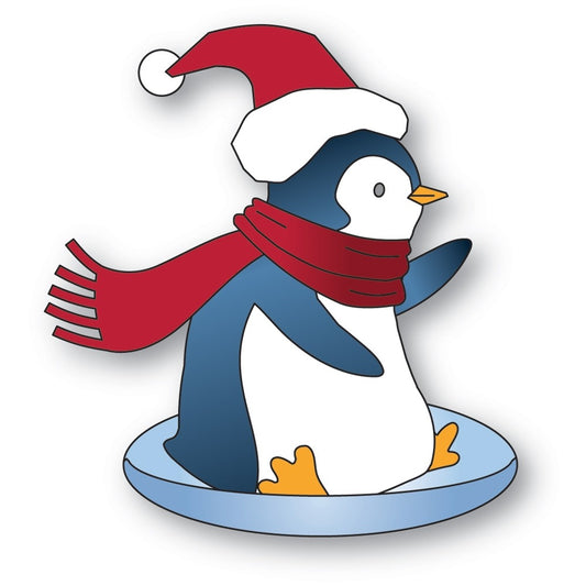 Memory Box - Sledding Penguin Die Set