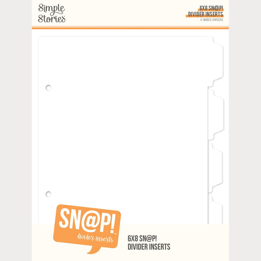 Simple Stories - 6x8 Dividers Inserts