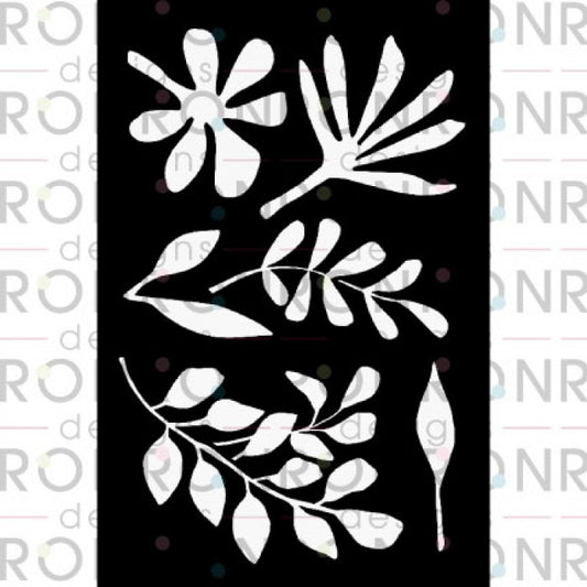 RonRon Designs - Stencil - Botanical