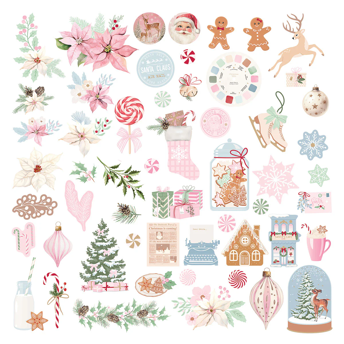 Rosie's Studio - Peppermint Twist - Diecut Ephemera