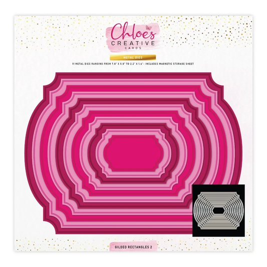 Chloe's Creative - Gilded Rectangles 2 Die Set