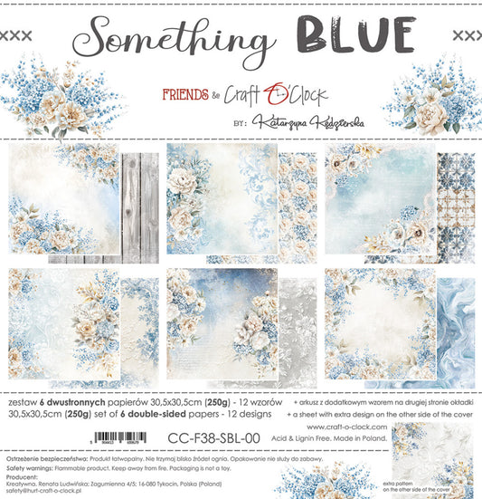 Craft O'Clock - Something Blue - 12x12 Paper Pad
