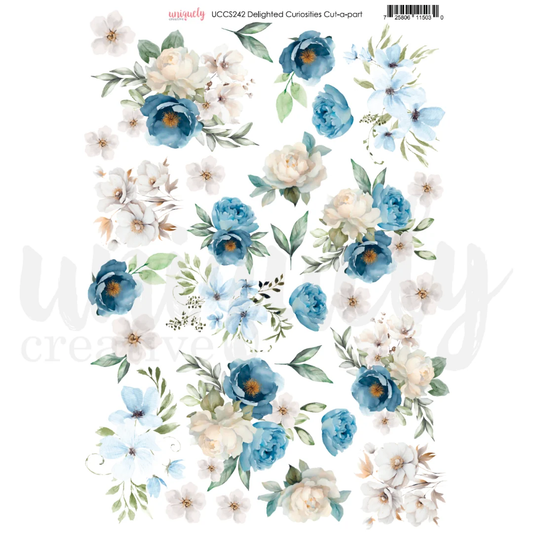 Uniquely Creative - Delighted Curiosities - Cut-A-Part Sheet