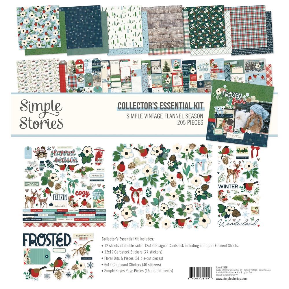 Simple Stories - Simple Vintage Flannel Season - Collector's Essential Kit