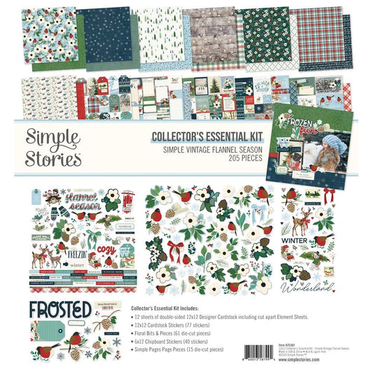 Simple Stories - Simple Vintage Flannel Season - Collector's Essential Kit