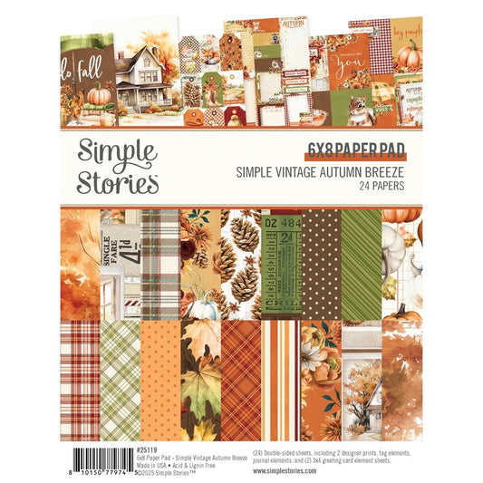 Simple Stories - Simple Vintage Autumn Breeze - 6x8 Paper Pad