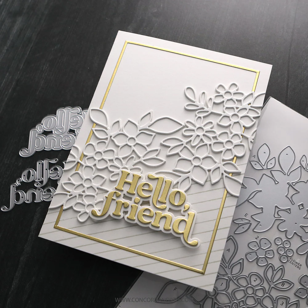 Concord & 9th - Love Hugs Hello Die Set by Kristina Werner