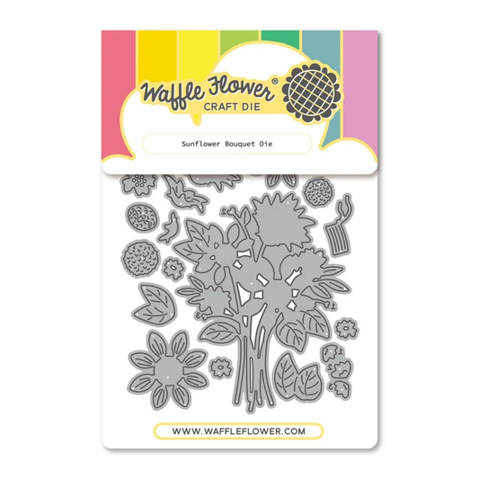 Waffle Flower - Sunflower Bouquet Die