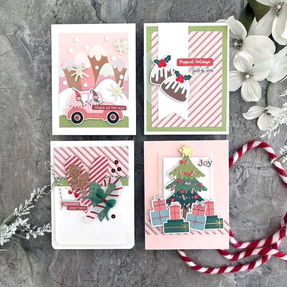 Spellbinders - Feeling Festive Card Kit of the Month Club