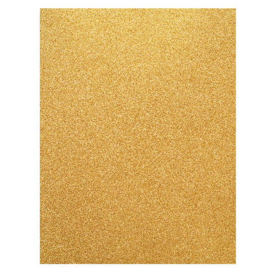 American Crafts - Glitter Silk Cardstock - Kings Crown: 8.5x11