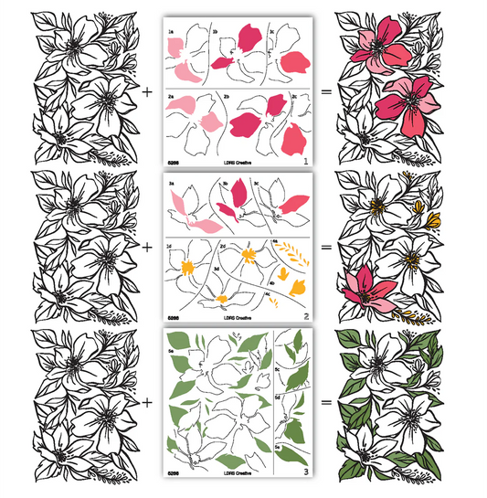 LDRS - In the Garden - Layering Stencil Set
