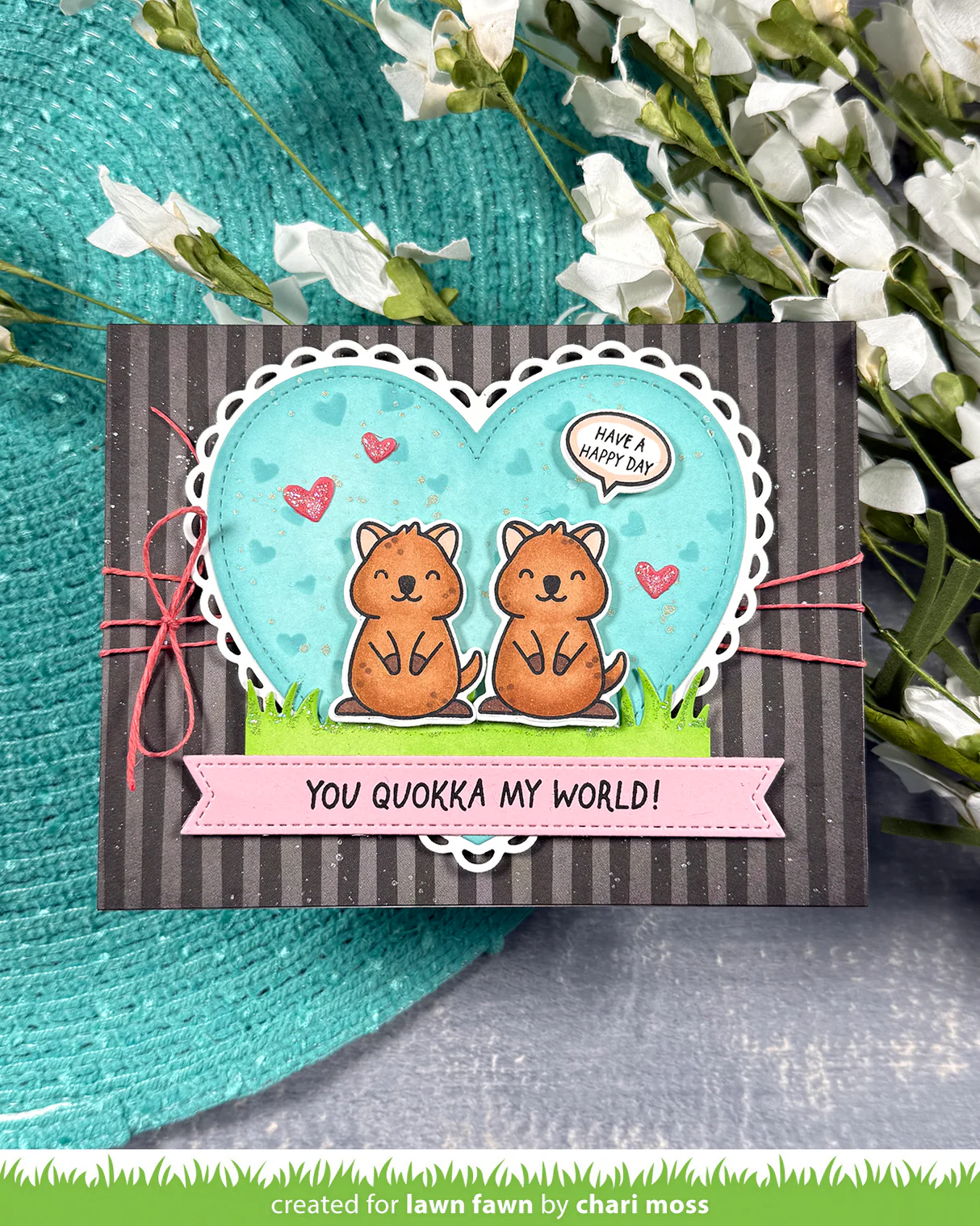 Lawn Fawn - Quokka My World Stamp, Stencil & Die Bundle