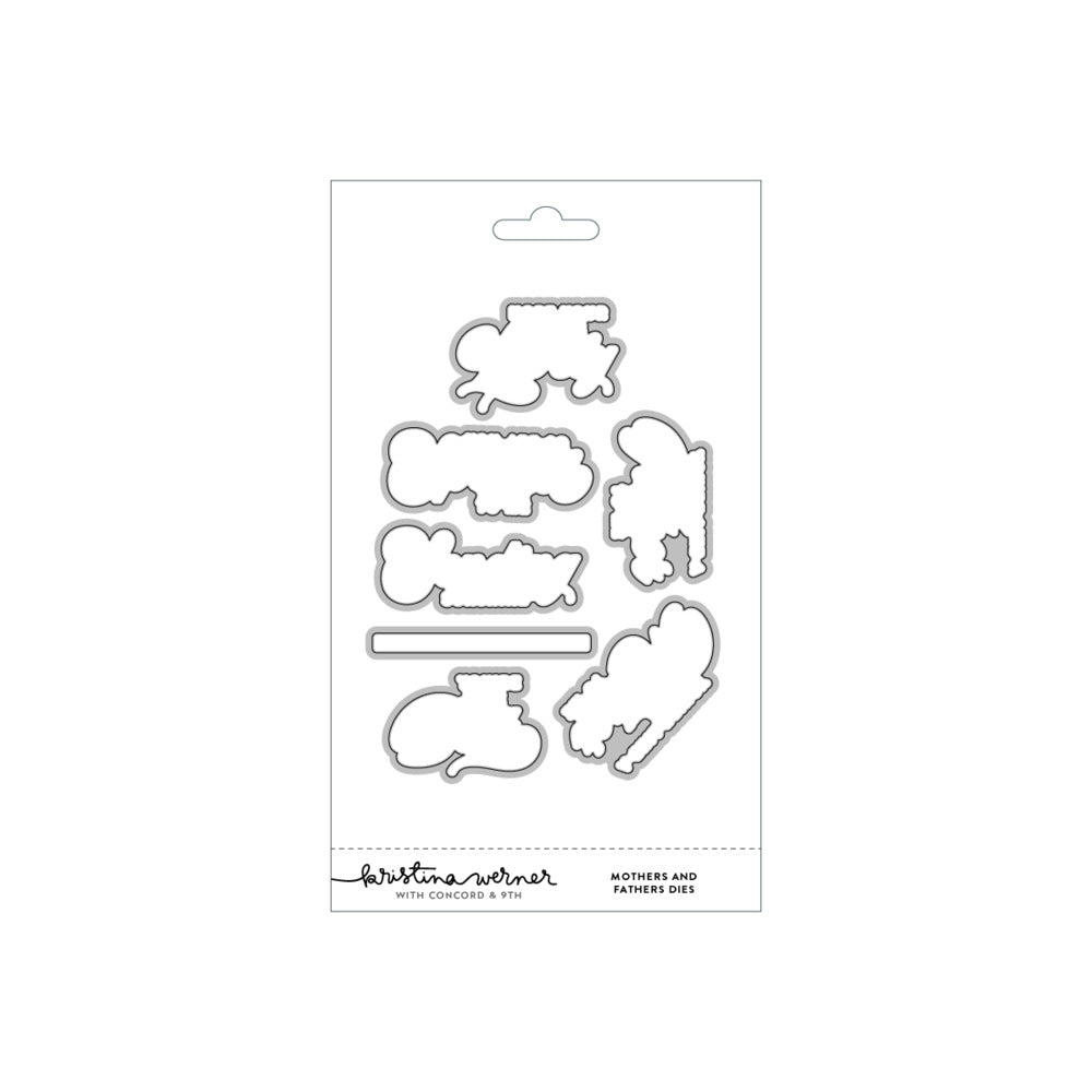 Concord & 9th - Mothers and Fathers Stamp & Die Bundle by Kristina Werner