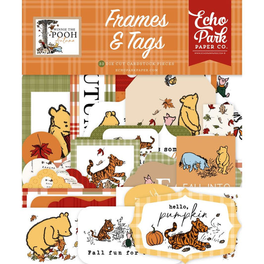 Echo Park - Winnie the Pooh Autumn - Frames & Tags