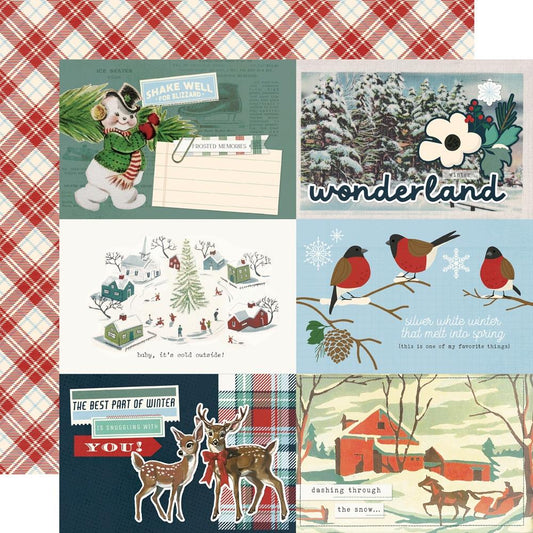 Simple Stories - Simple Vintage Flannel Season - Cardstock: 4x6 Elements