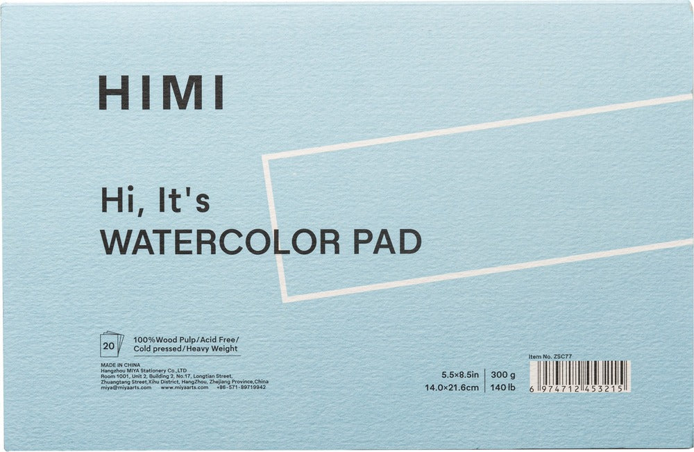 HIMI - Watercolor Paper Pad - Blue Edition