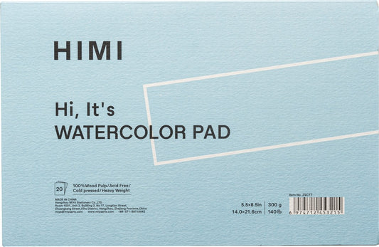 HIMI - Watercolor Paper Pad - Blue Edition