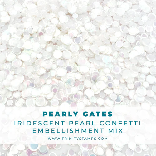 Trinity Stamps - Iridescent Pearl Confetti - Pearly Gates
