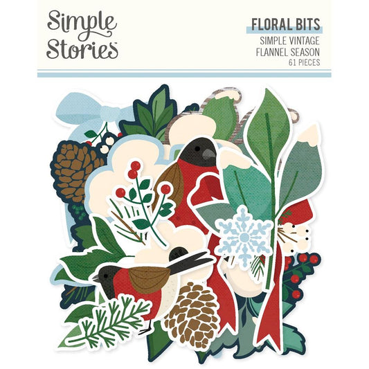 Simple Stories - Simple Vintage Flannel Season - Floral Bits