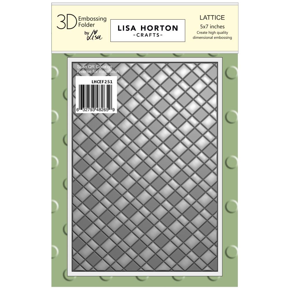 Lisa Horton - Lattice Embossing Folder