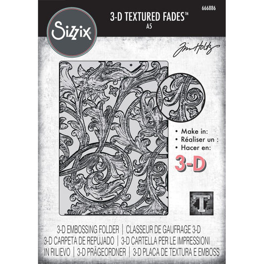 Sizzix - 3D Texture Fades Embossing Folder - A5: Entangled
