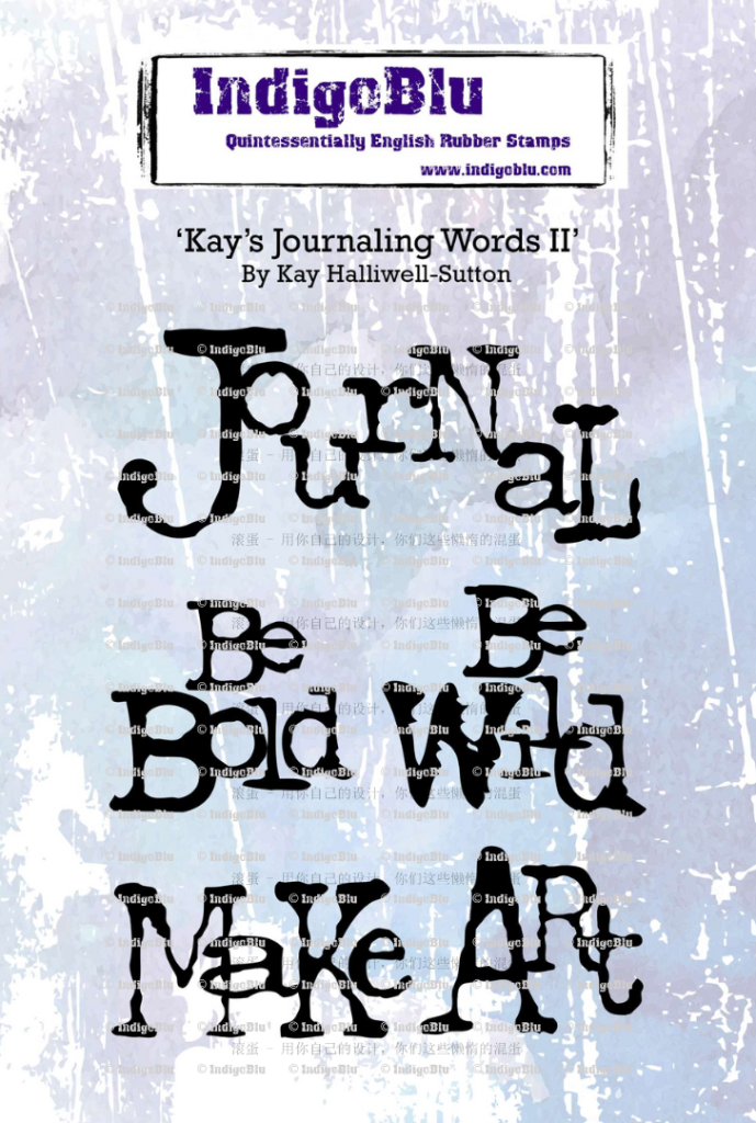 IndigoBlu - Kay's Journaling Words 2 Stamp Set