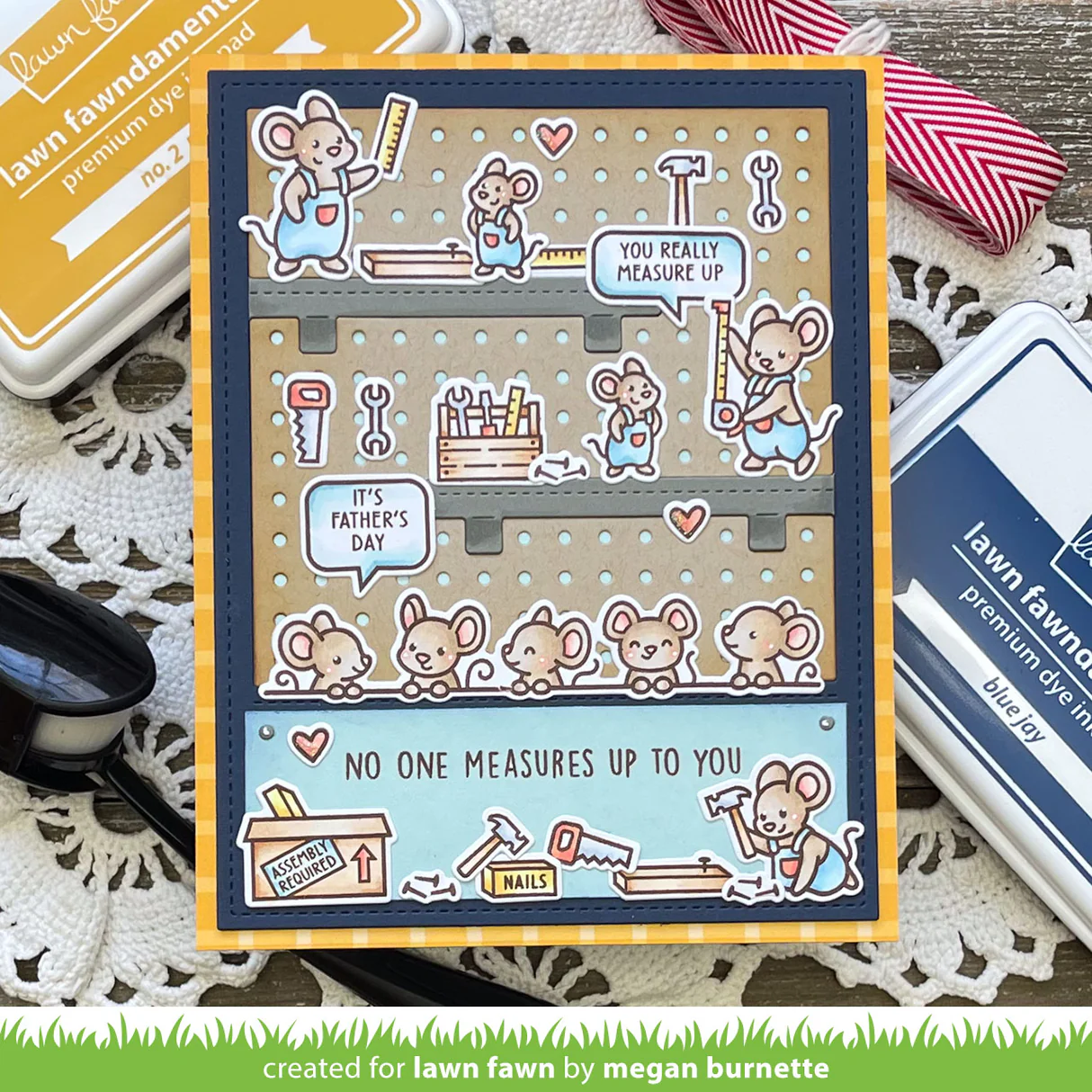 Lawn Fawn - Mice Tools Stamp, Die & Stencil Bundle