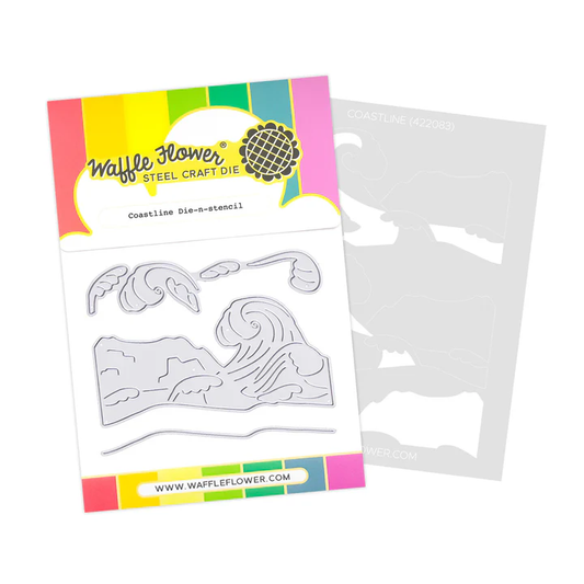 Waffle Flower - Coastline Die-n-stencil Bundle