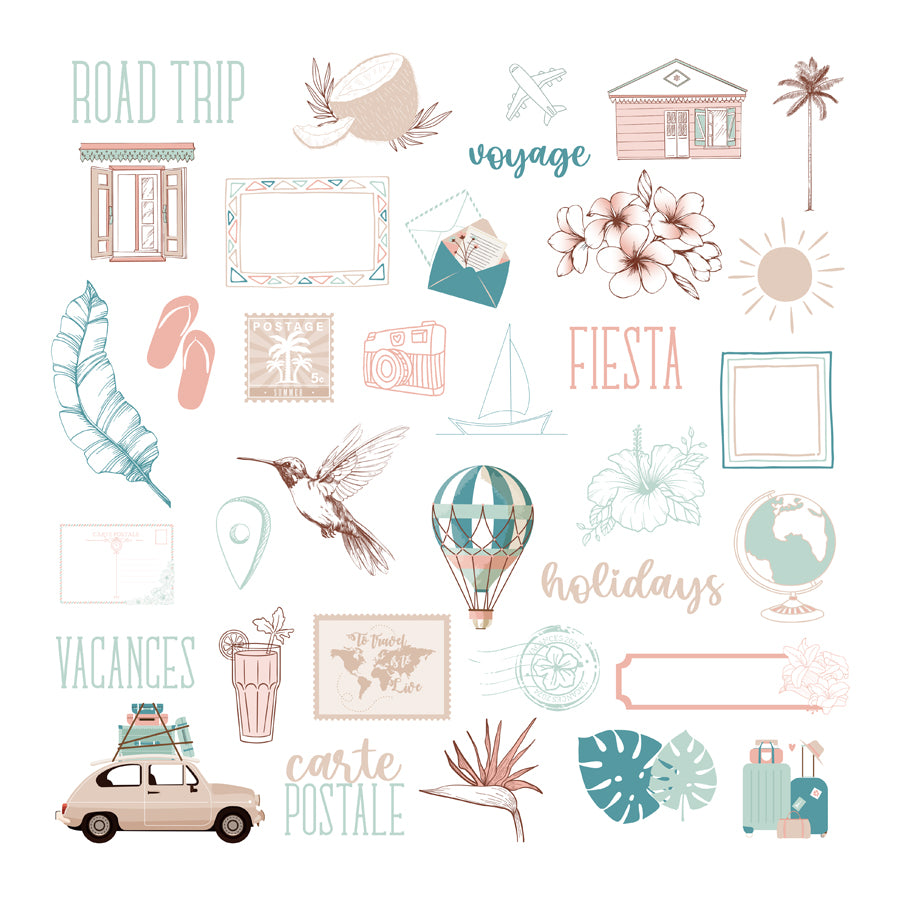 Les Ateliers de Karine - Carte Postale - Vellum Die Cuts