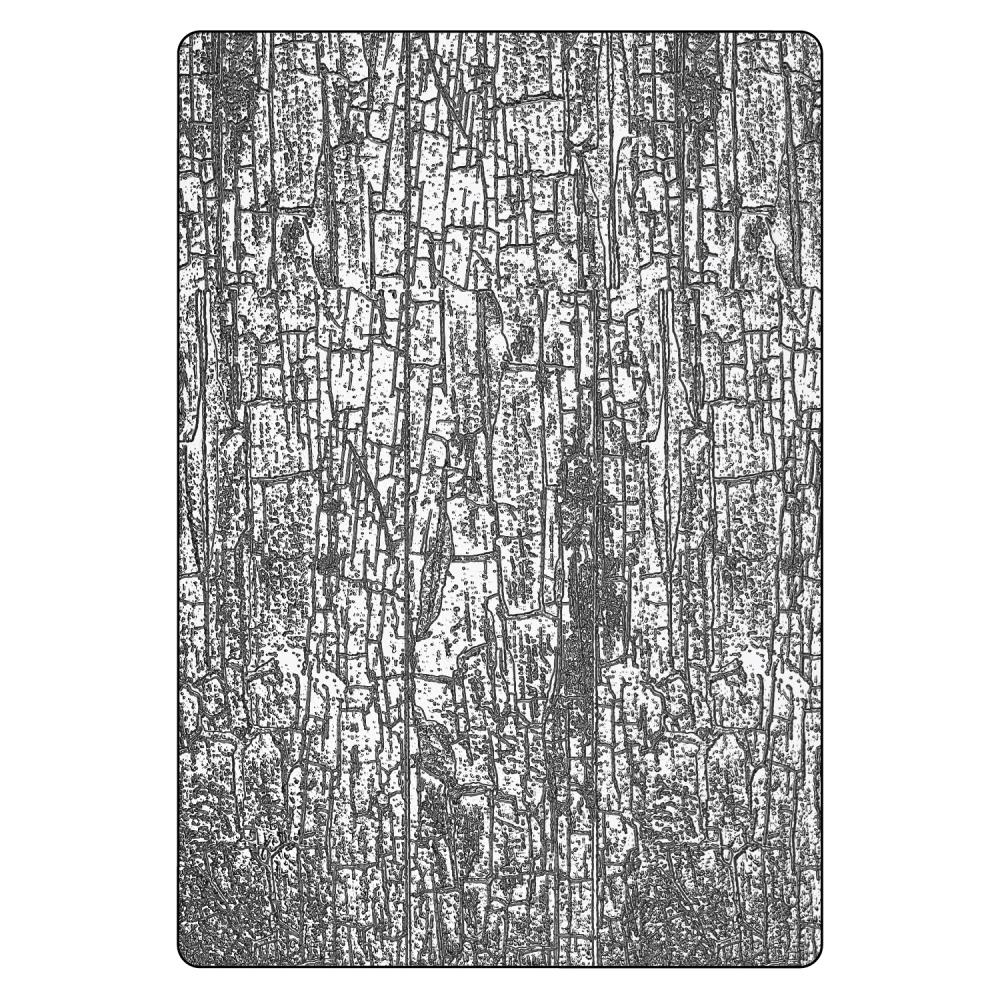 Sizzix - 3D Texture Fades Embossing Folder - Cracked Large – Glitter & Ink