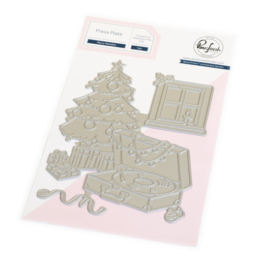 Pinkfresh - Merry Melodies Press Plate, Die & Stencil Bundle