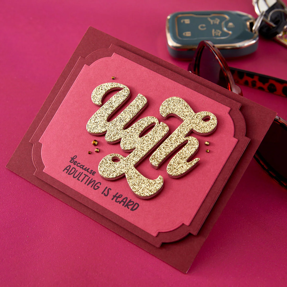 Spellbinders - Ugh Stamp & Die Bundle