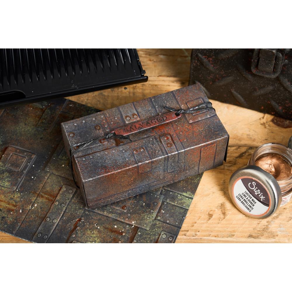 Sizzix - 3D Texture Fades Embossing Folder - A5: Foundry