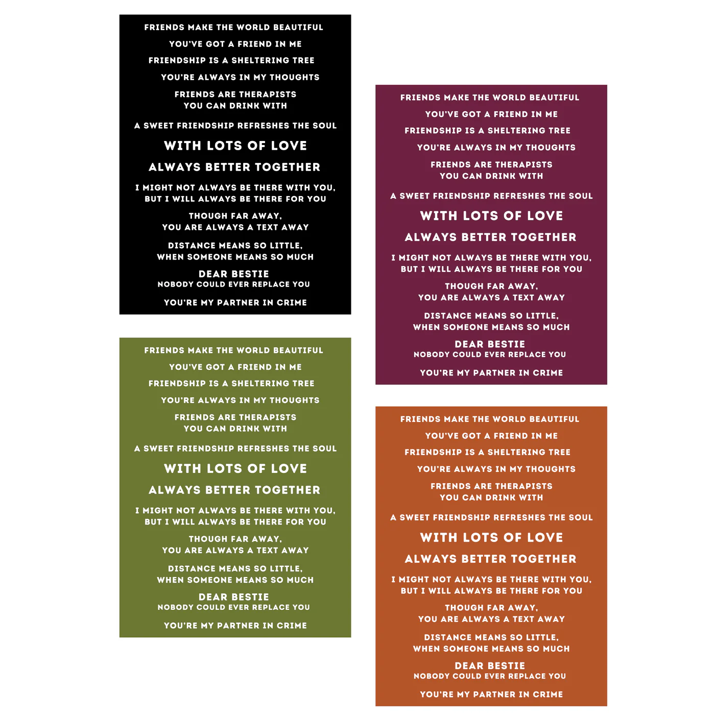 Sunbird Spark - Autumn Harvest - Sentiment Strips