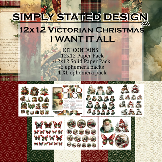 Simply Stated - Victorian Christmas - I Want It All Bundle