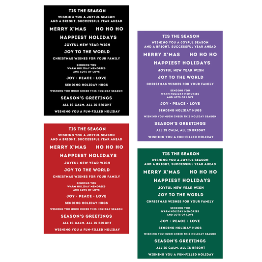 Sunbird Spark - Winter Glow - Sentiment Strips