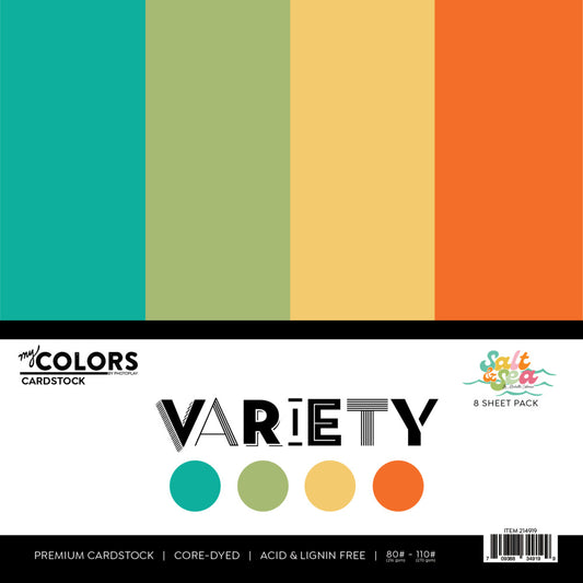 PhotoPlay - Salt & Sea - Cardstock Variety Pack