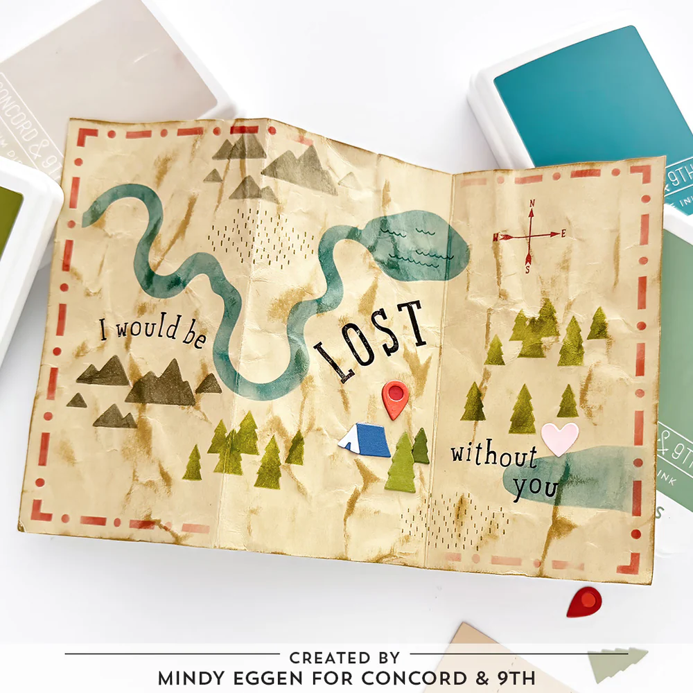 Concord & 9th - Adventure Awaits Stamp, Die & Stencil Bundle