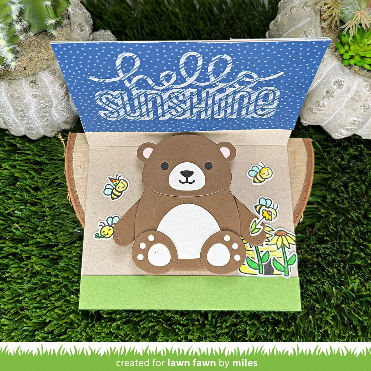 Lawn Fawn - Big Hugs Pop-Up Die Set