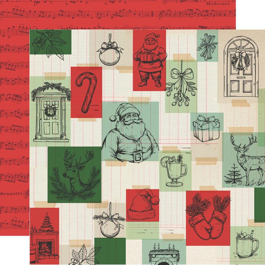 Simple Stories - All Wrapped Up - Cardstock: Good Cheer