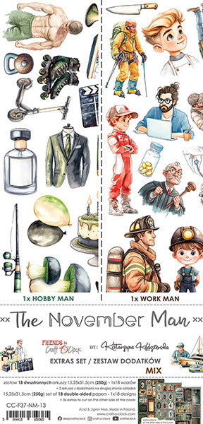 Craft O'Clock - The November Man - Mix Extras Set