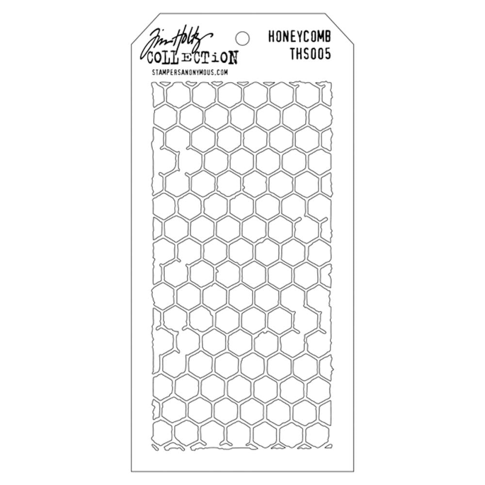 Tim Holtz - Layered Stencil - Honeycomb