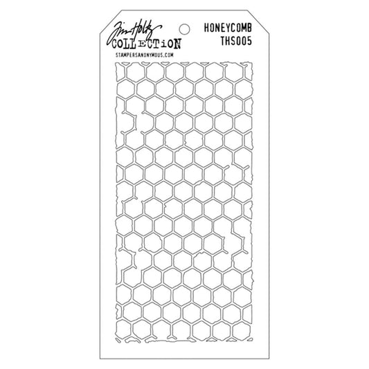 Tim Holtz - Layered Stencil - Honeycomb