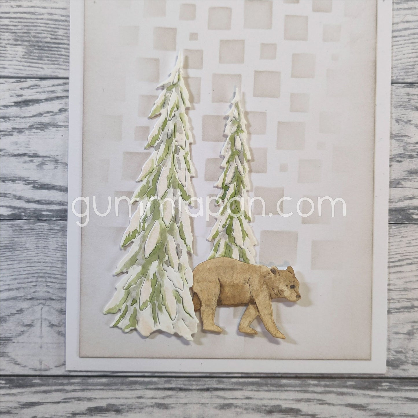 Gummiapan - Two Fir Trees Die